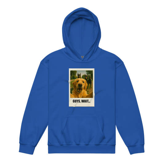 "GUYS WAIT.." • Youth Heavy Hoodie