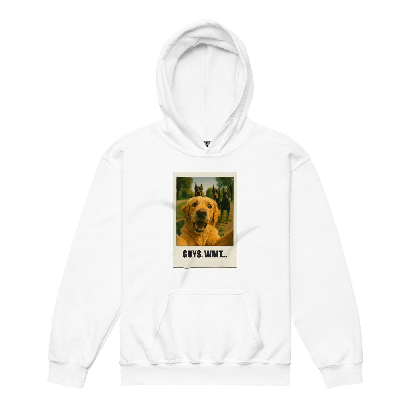 "GUYS WAIT.." • Youth Heavy Hoodie
