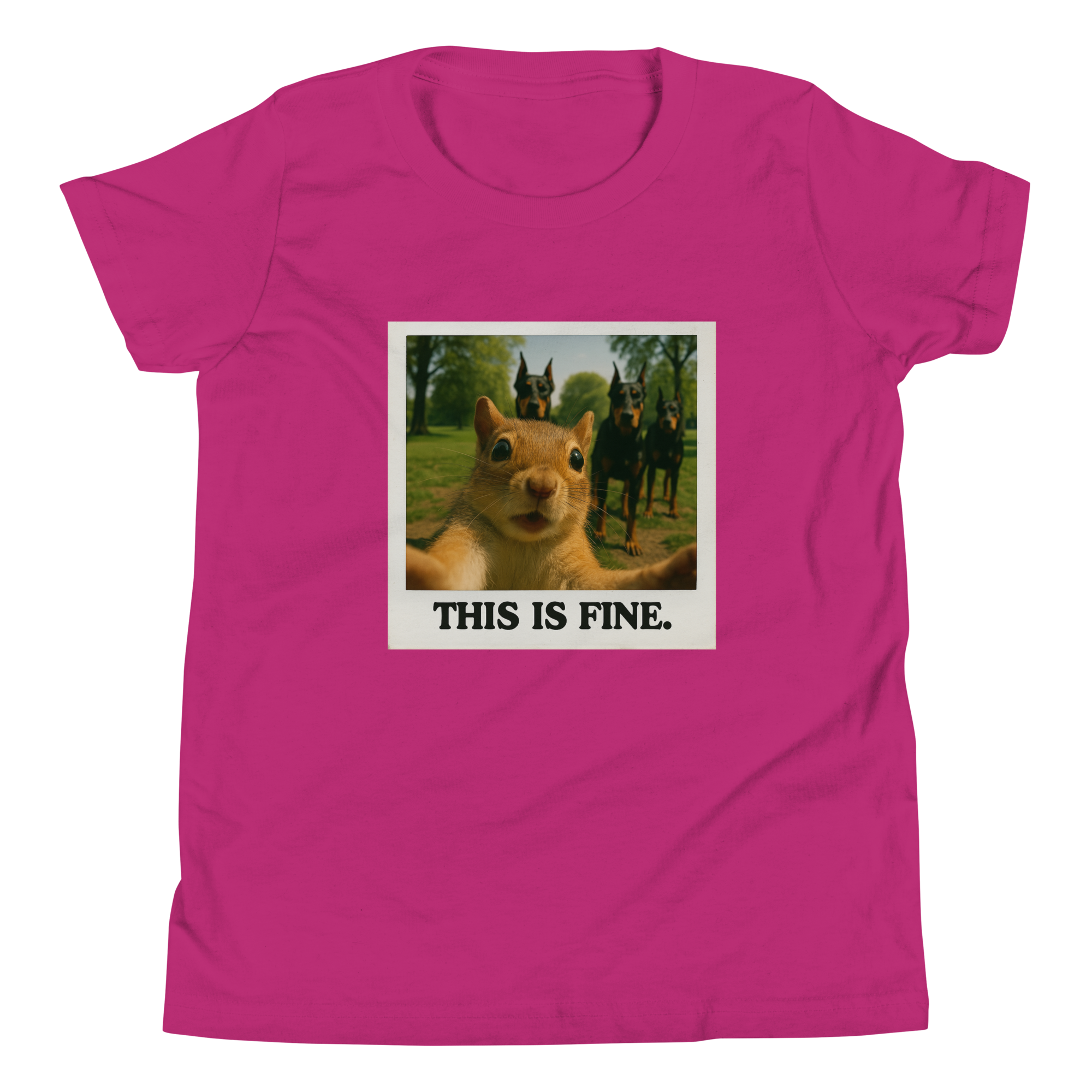 "THIS IS FINE" • Youth T-Shirt