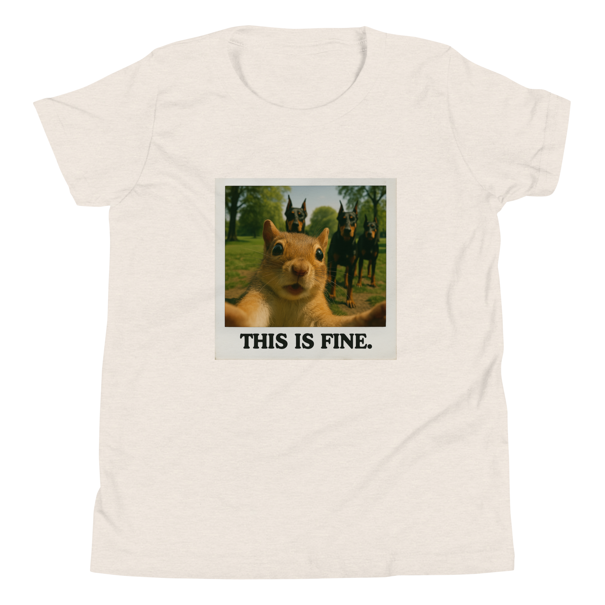 "THIS IS FINE" • Youth T-Shirt