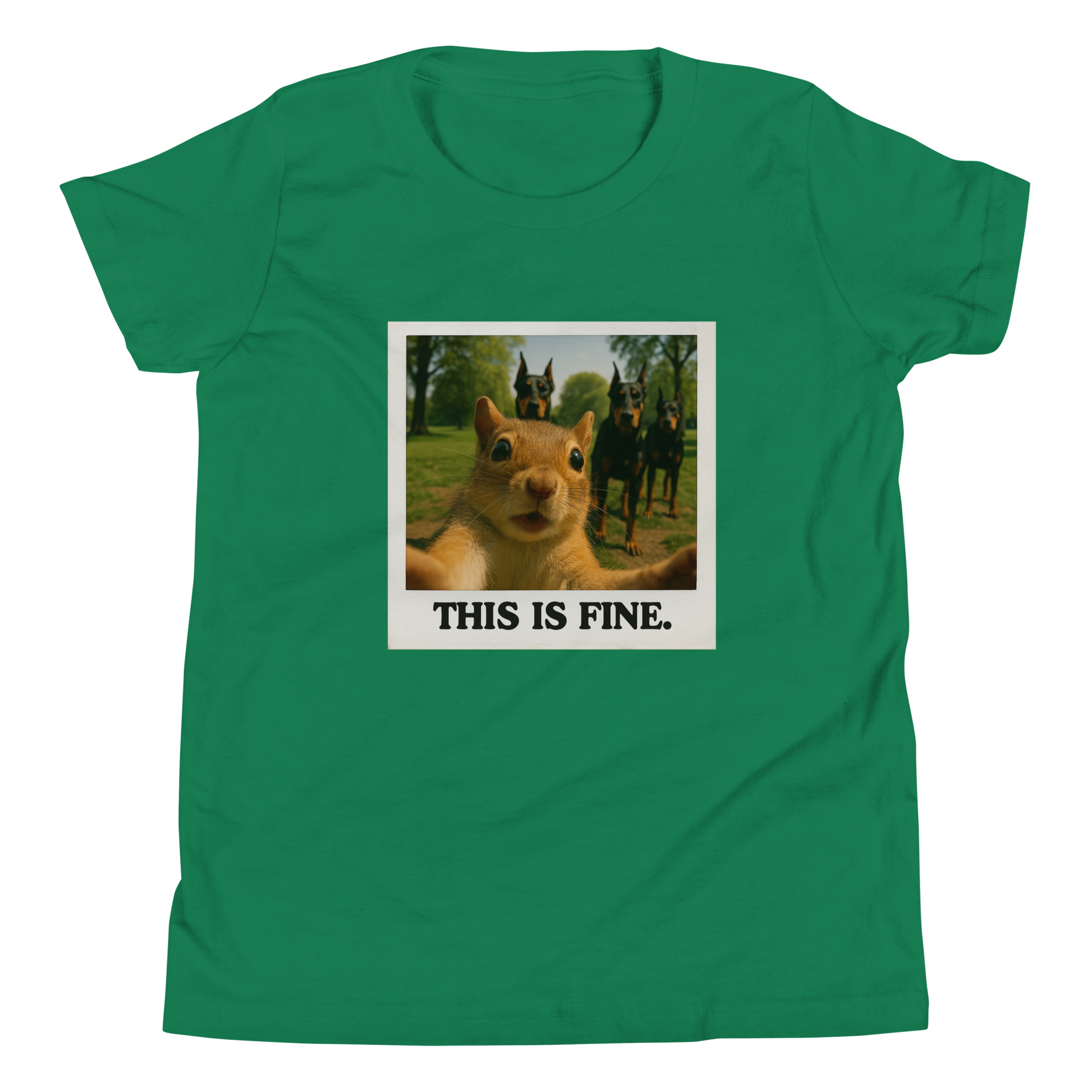 "THIS IS FINE" • Youth T-Shirt