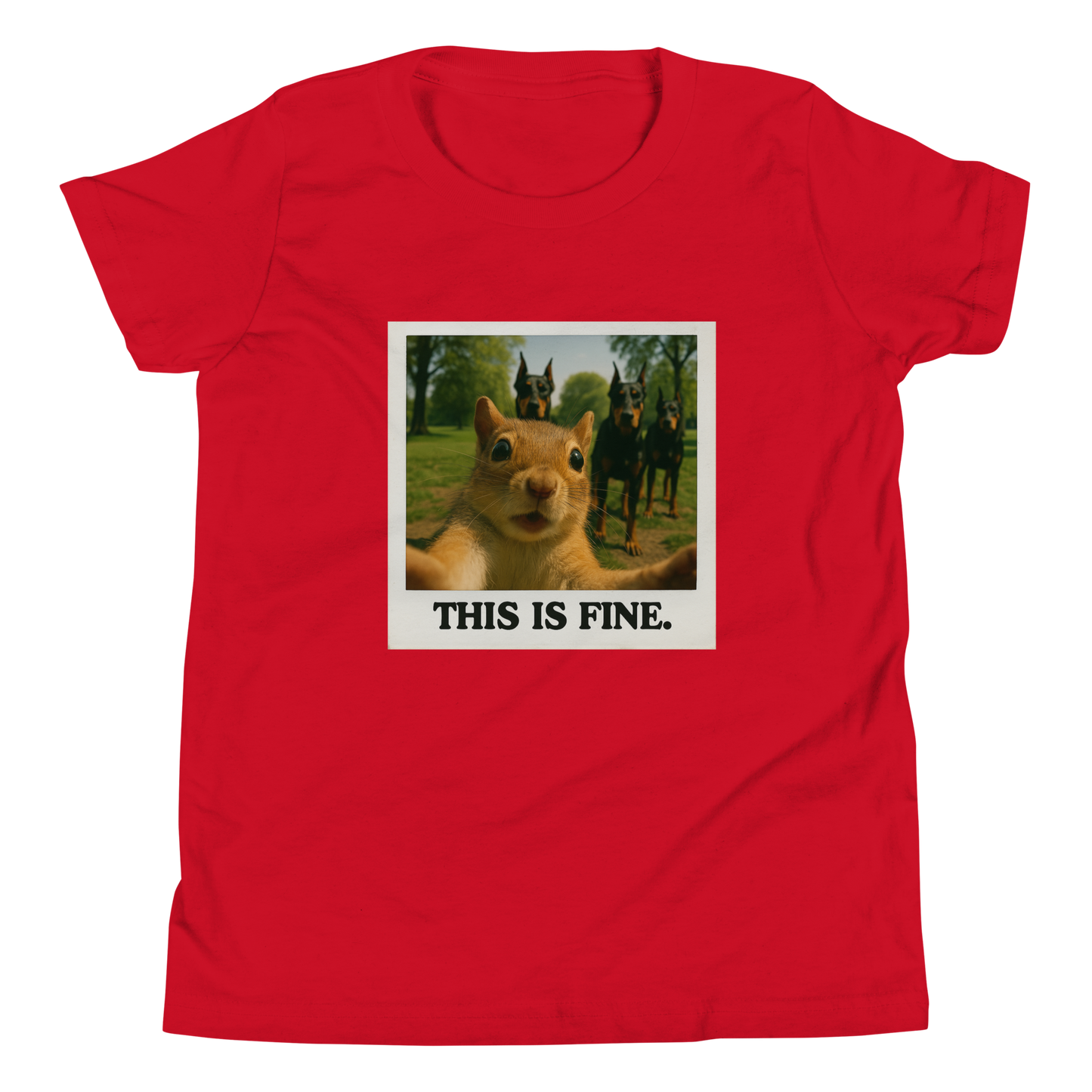 "THIS IS FINE" • Youth T-Shirt